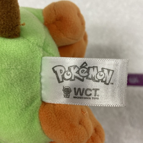 Pokemon GROOKEY Plush Green Monkey Sitting Jazwares - Picture 6 of 7